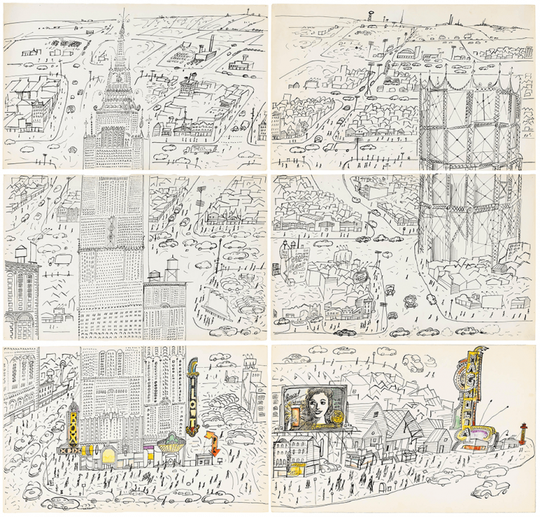 Senza titolo, 194954 © The Saul Steinberg Foundation