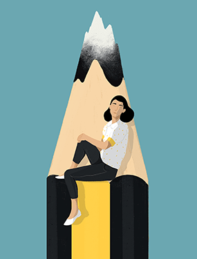 Illustrazione ad alta quota