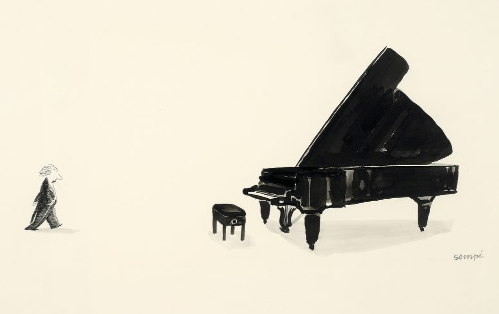 pianista vignetta